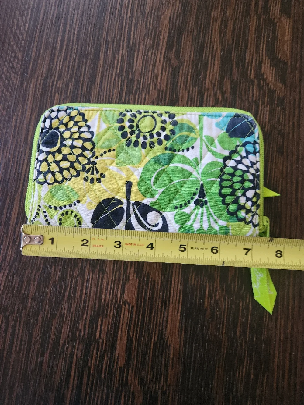 Vera Bradley "Limes Up" Wallet EUC $19 - Picture 5 of 6